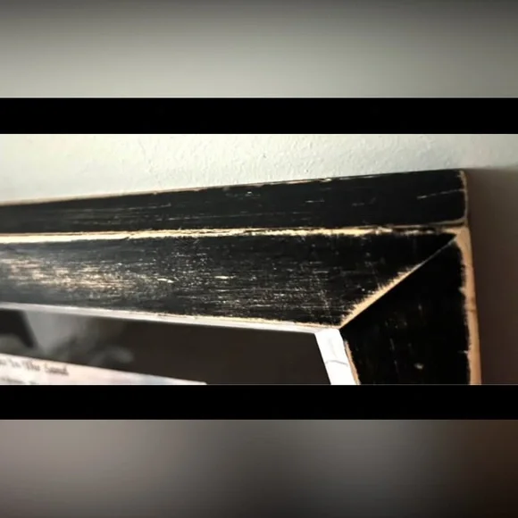 Footprints in the Sand framed matted 13.5 x 16.5 in wall art - Picture 6 of 8